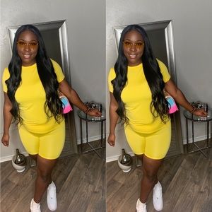 Yellow Short Set